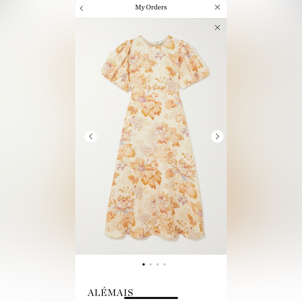 ELEMAIS never worn, in garment bag from net a porter, beautiful linen dress.